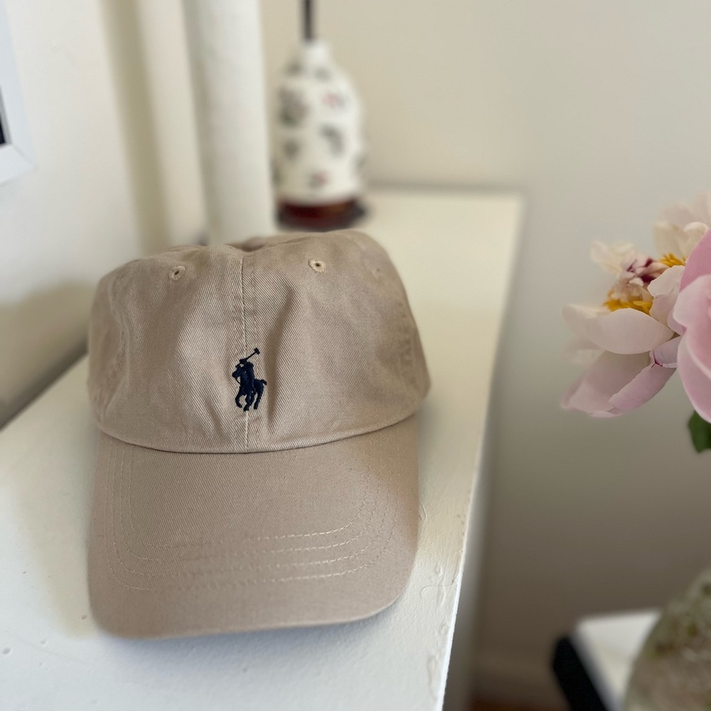 Polo by Ralph Lauren Tan and Blue Hat